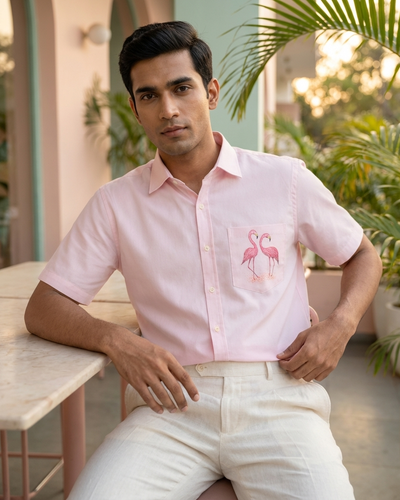 Flamingo Blush Shirt