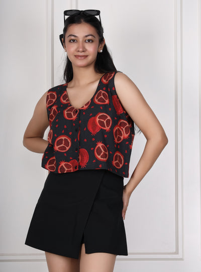 Pomo V-Neck Top